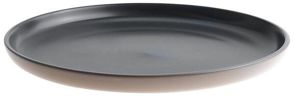 Sada 16 kusů nádobí NUTMEG Kamenina Černá/Béžová