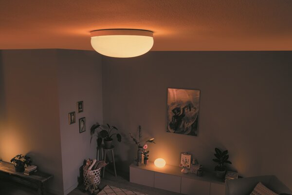 Hue WACA Flourish stropní LED svítidlo 1x32,5W 2250lm 2000-6500K RGB IP20 35,9cm bílá