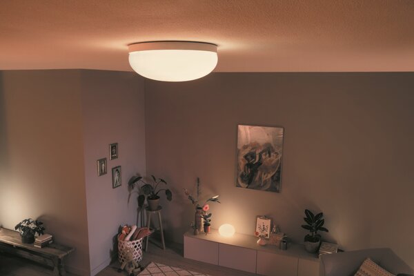 Hue WACA Flourish stropní LED svítidlo 1x32,5W 2250lm 2000-6500K RGB IP20 35,9cm bílá