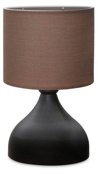 Opviq Stolní lampa Mija černá/hnědá