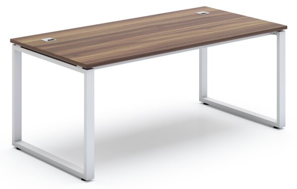 Stůl SimpleOffice 180 x 90 cm, ořech vlašský / bílá