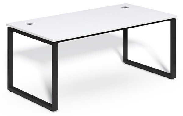 Stůl SimpleOffice 180 x 90 cm, bílá / černá