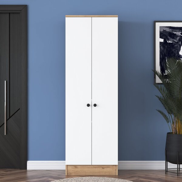 Kalune Design Vysoký botník Pajo 60 cm ořech/bílý