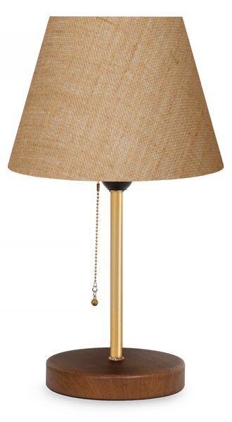 Opviq Stolní lampa Wena krémová/zlatá/hnědá