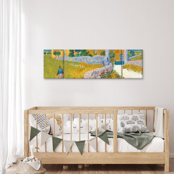 Obraz - Vincent van Gogh, Farmhouse in Provence, reprodukce (170x50 cm)