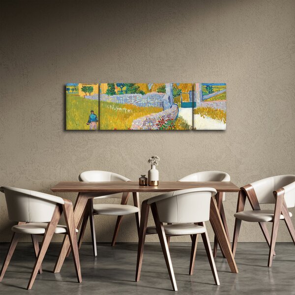 Obraz - Vincent van Gogh, Farmhouse in Provence, reprodukce (170x50 cm)