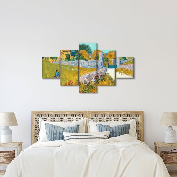 Obraz - Vincent van Gogh, Farmhouse in Provence, reprodukce (125x70 cm)