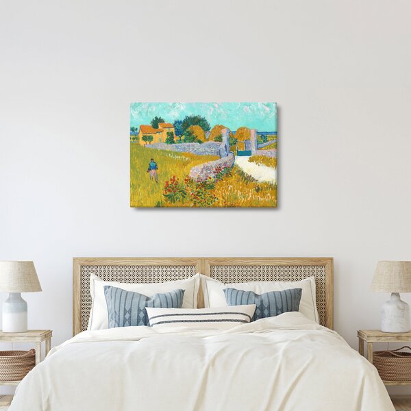 Obraz - Vincent van Gogh, Farmhouse in Provence, reprodukce (70x50 cm)