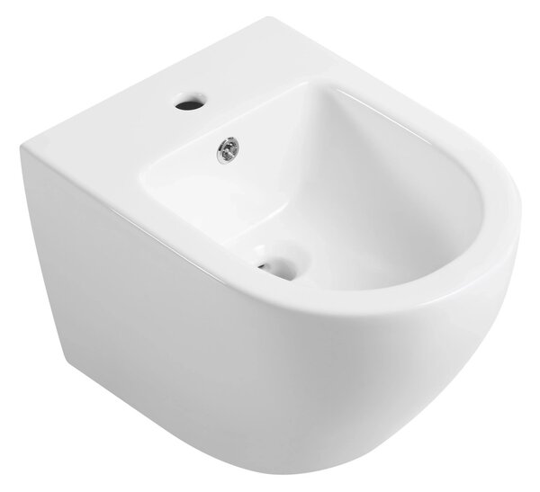 Bidet závěsný Cesso - bílá lesklá - 49x36 cm