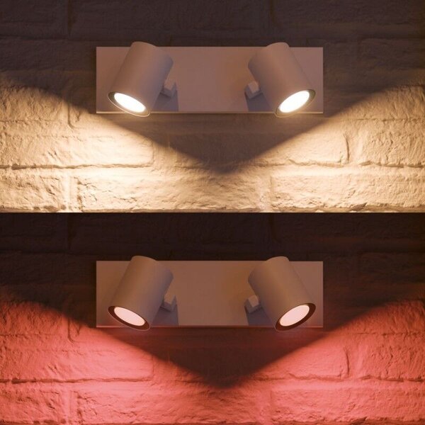 50622/31/P7 Hue WACA Argenta bodové LED svítidlo GU10 2x5,7W 350lm 2000-6500K RGB IP20 bílá