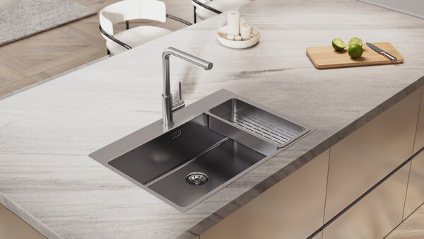 Teka Forline dřez s příslušenstvím 75x51 cm ocel 115000083