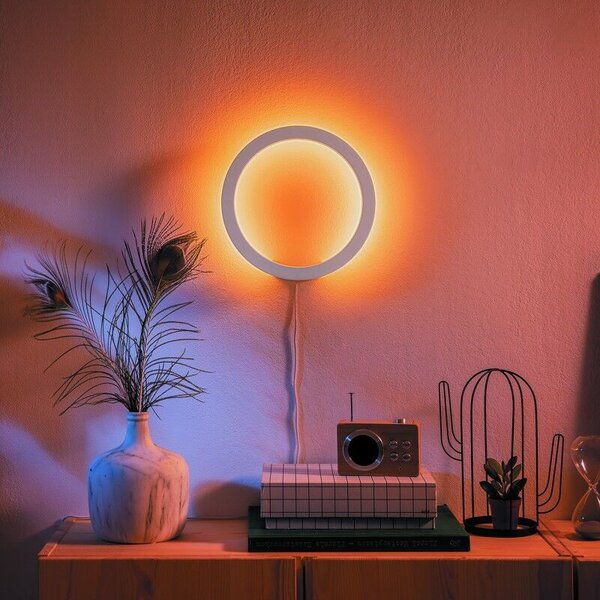 Hue WACA Sana nástěnné LED svítidlo 1x20W 1400lm 2000-6500K RGB IP20 25,5cm bílá