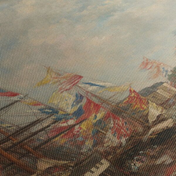 Obraz - Eugène Boudin, Festival in the Harbor of Honfleur, reprodukce (70x50 cm)