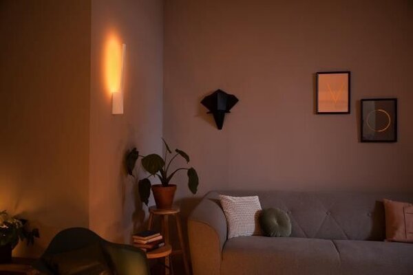 Hue WACA Liane nástěnné LED svítidlo 1x12,2W 850lm 2000-6500K RGB IP20 bílá