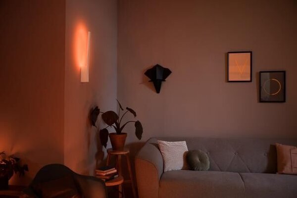 Hue WACA Liane nástěnné LED svítidlo 1x12,2W 850lm 2000-6500K RGB IP20 bílá