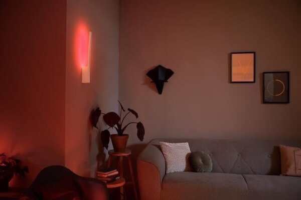 Hue WACA Liane nástěnné LED svítidlo 1x12,2W 850lm 2000-6500K RGB IP20 bílá