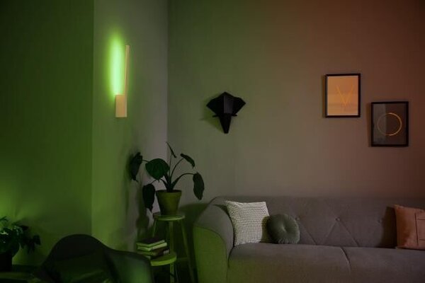 Hue WACA Liane nástěnné LED svítidlo 1x12,2W 850lm 2000-6500K RGB IP20 bílá