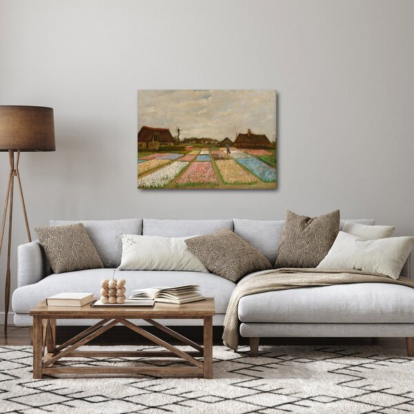 Obraz - Vincent van Gogh, Flower Beds in Holland, reprodukce (70x50 cm)