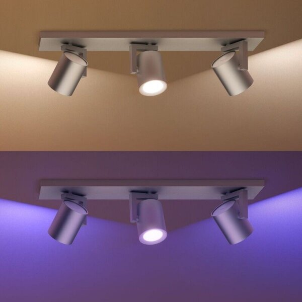 50623/48/P7 Hue WACA Argenta bodové LED svítidlo 3x GU10 5,7W 350lm 2000-6500K RGB IP20 hliník