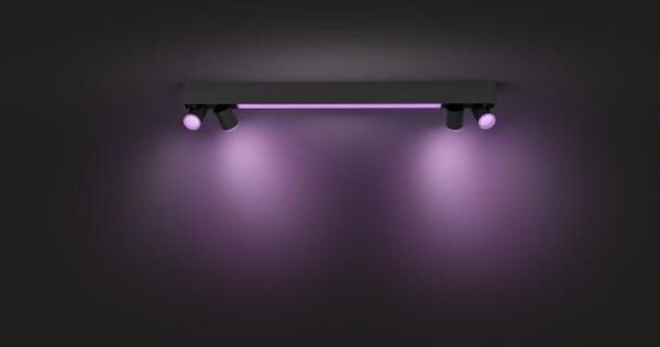 50607/30/P7 HUE WACA Centris stropní LED svítidlo 1x40W+GU10 4x5,7W 4200lm 2000-6500K RGB IP20 černá