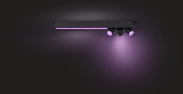 50609/30/P7 HUE WACA Centris stropní LED svítidlo 1x36W+GU10 3x5,7W 3550lm 2000-6500K RGB IP20 černá