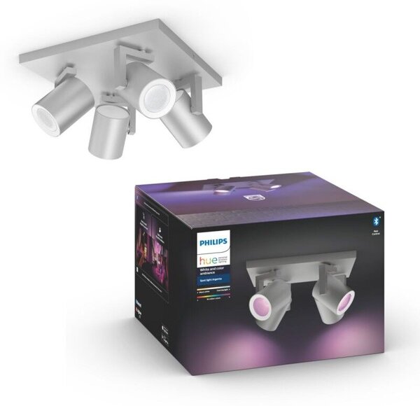 50624/48/P7 Hue WACA Argenta bodové LED svítidlo 4x GU10 5,7W 350lm 2000-6500K RGB IP20 hliník