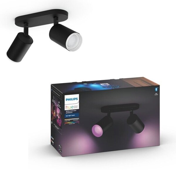 50632/30/P7 Hue WACA Fugato bodové LED svítidlo 2x GU10 5,7W 350lm 2000-6500K RGB IP20, černé