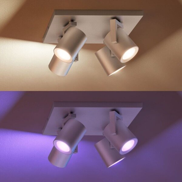 50624/48/P7 Hue WACA Argenta bodové LED svítidlo 4x GU10 5,7W 350lm 2000-6500K RGB IP20 hliník
