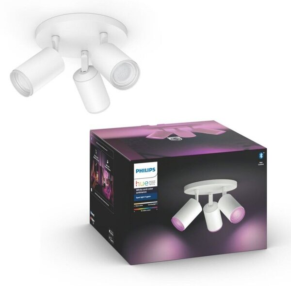 50633/31/P7 Hue WACA Fugato bodové LED svítidlo 3x GU10 5,7W 350lm 2000-6500K RGB IP20, bílé