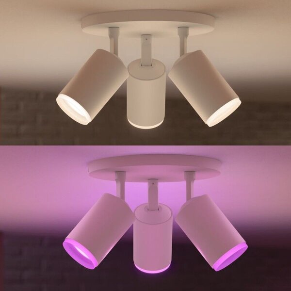 50633/31/P7 Hue WACA Fugato bodové LED svítidlo 3x GU10 5,7W 350lm 2000-6500K RGB IP20, bílé