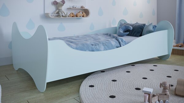 Dětská postel Liliana modrá 140x70