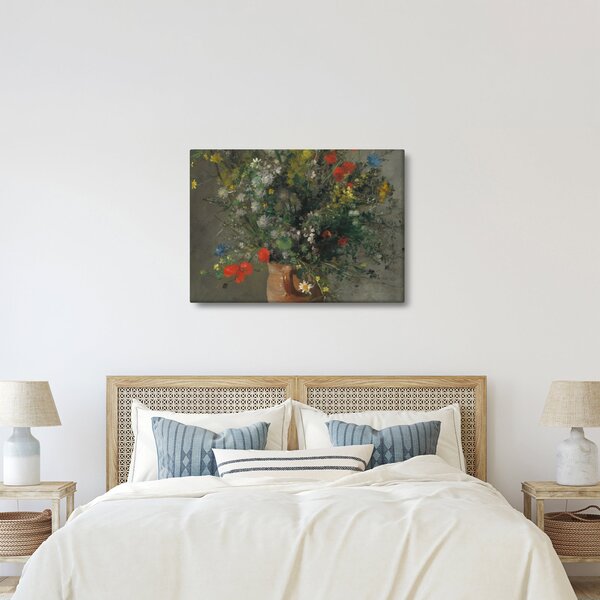 Obraz - Auguste Renoir, Flowers in a Vase, reprodukce (70x50 cm)