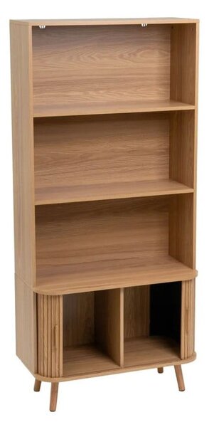 Knihovna v dekoru dubu v přírodní barvě 80x172x40 cm Elia – Casa Selección