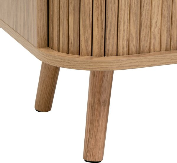 Knihovna v dekoru dubu v přírodní barvě 80x172x40 cm Elia – Casa Selección
