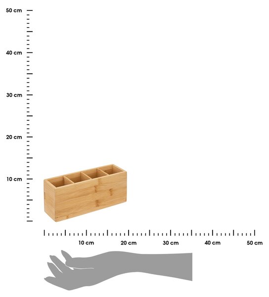 Kosmetický organizér Bamboo 4, bambus