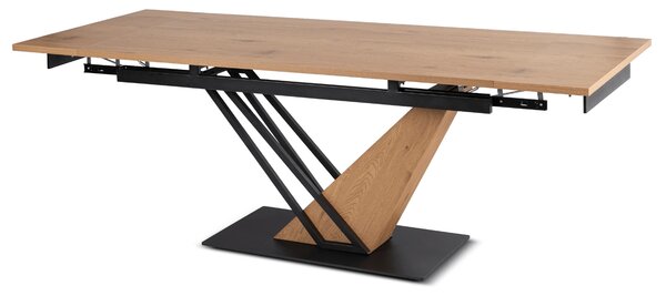 JAKS Rozkládací stůl Rex 160–240 cm dub