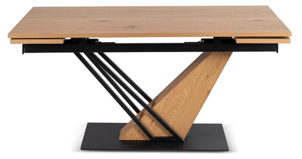 JAKS Rozkládací stůl Rex 160–240 cm dub