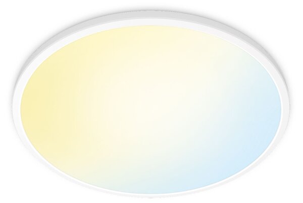 WiZ SuperSlim přisazené LED svítidlo 22W 2450lm 2700-6500K IP20 43cm, bílé