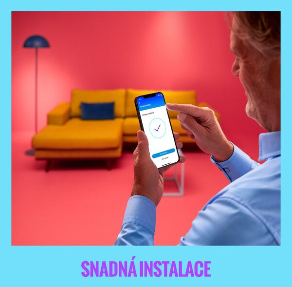 WiZ SuperSlim přisazené LED svítidlo 22W 2450lm 2700-6500K IP20 43cm, bílé