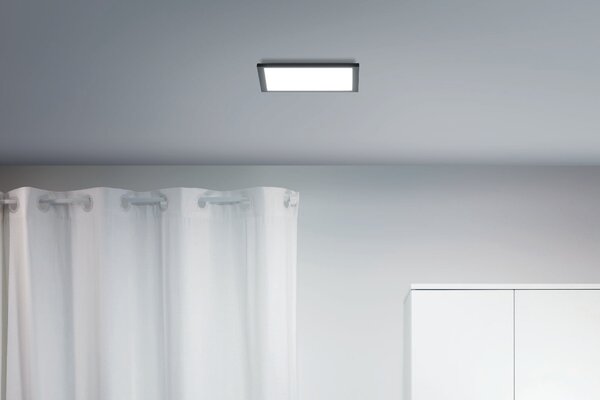 WiZ přisazený LED panel 12W 1000lm 2700-6500K IP20 30x30cm, černý