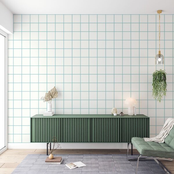 Tapety Klidný rytmus · Modrá, Tapety abstraktní, a01277v1 : uwalls.cz