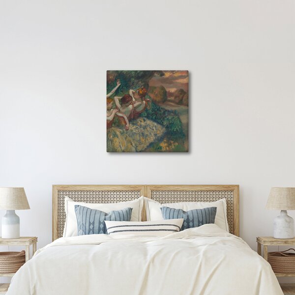 Obraz - Edgar Degas, Four Dancers, reprodukce (30x30 cm)