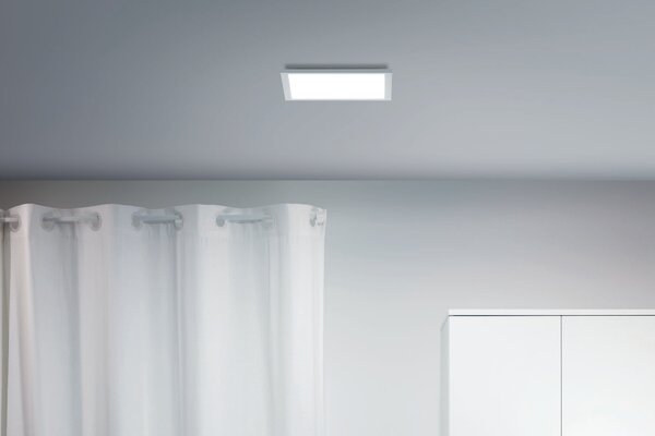 WiZ přisazený LED panel 12W 1000lm 2700-6500K IP20 30x30cm, bílý