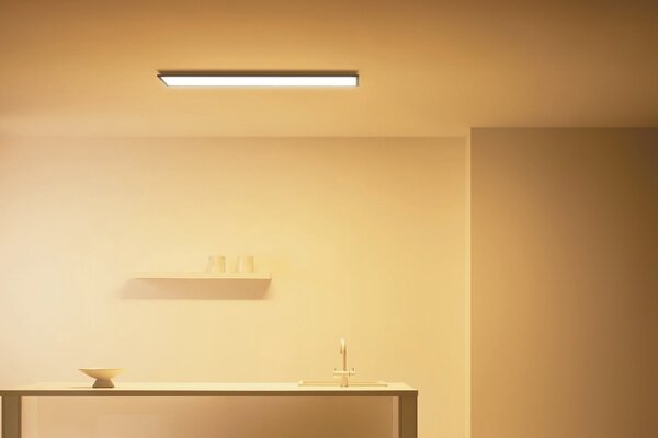 WiZ přisazený LED panel 36W 3400lm 2700-6500K IP20 120x30cm, černý
