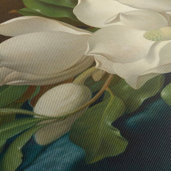 Obraz - Martin Johnson Heade, Giant Magnolias on a Blue Velvet Cloth, reprodukce (170x50 cm)