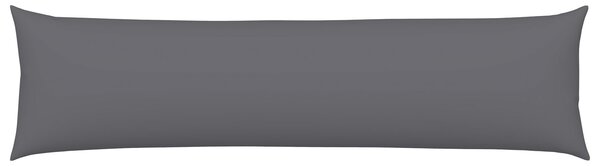 LIVARNO HOME Mako saténový potah na polštář, 40 x 145 cm (tmavě šedá) (100340798001)