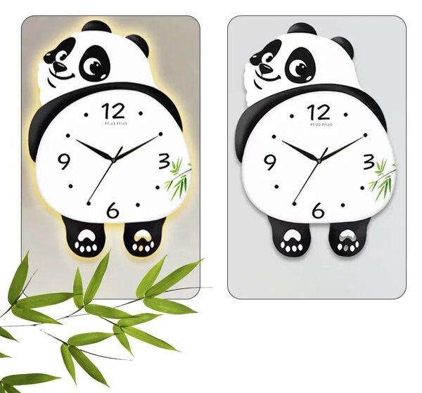 Pandatime™ Led Nástěnné Hodiny S Tancující Pandou