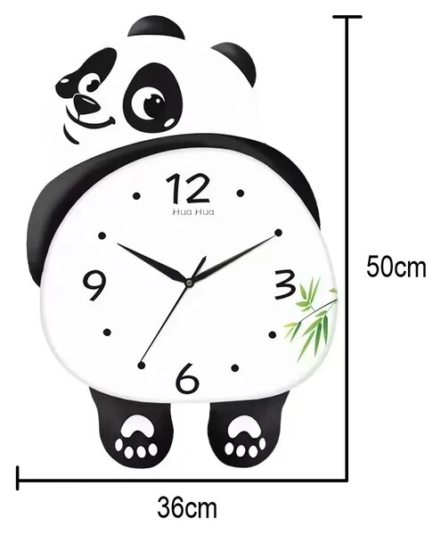 Pandatime™ Led Nástěnné Hodiny S Tancující Pandou