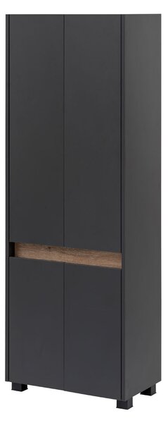 Schildmeyer Vysoká skříň Cosmo (2-dveřová (šířka 57 cm), antracitová) (100338246003)