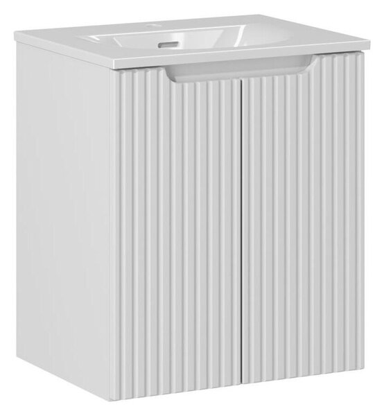 Comad Závěsná skříňka Nova White II se zápustným umyvadlem 50 cm bílá